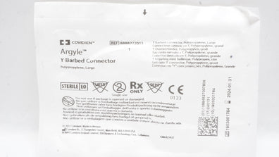Covidien 8888272013 Argyle Y Barbed Connector Polypropylene, Large (x)